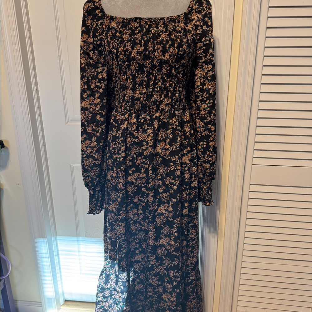 Floral Long Sleeve Dress